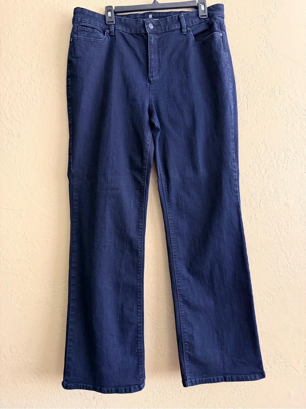 Liz Claiborne Navy Straight-Leg Women's Jeans